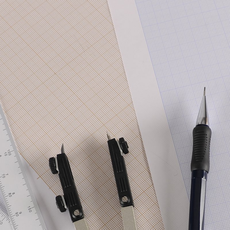 CANSON papier millimétré A4, marron foncé, 90 g/m², 12 feuilles